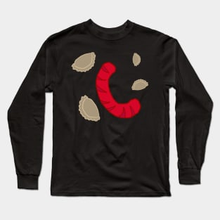 Polish kielbasa and pierogi Long Sleeve T-Shirt